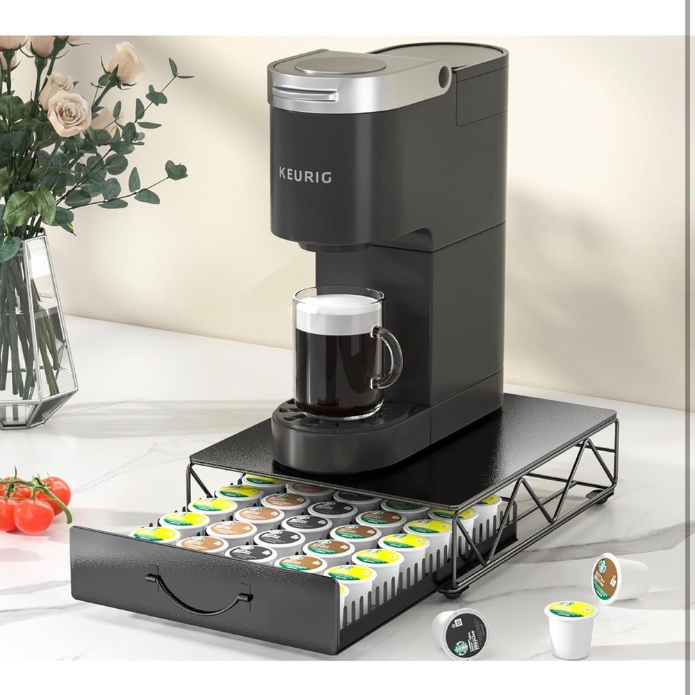 Keurig Black and Silver Single-Serve Coffee Brewer